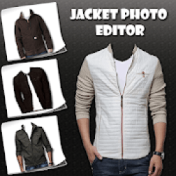 Jacket and suite photo editor frame for men icon
