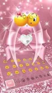 Pink Bow Keyboard screenshot 3