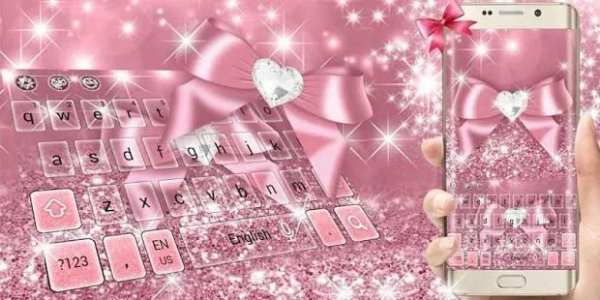 Pink Bow Keyboard screenshot 1