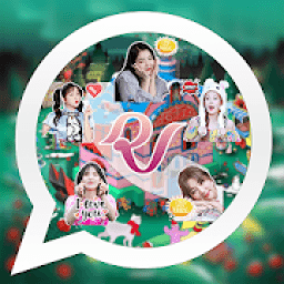 Red Velvet WAStickerApps KPOP Idol for Whatsapp आइकन