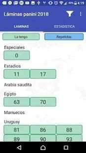 Láminas Panini 2018 screenshot 1