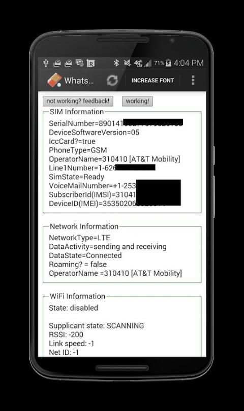 SIM Card Details स्क्रीनशॉट 7