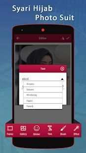 Syari Hijab Photo Suit screenshot 1