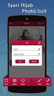 Syari Hijab Photo Suit screenshot 2