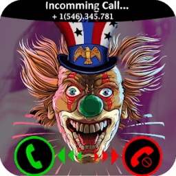 ikon Evil Scary clown call(fakecall killer clown) prank