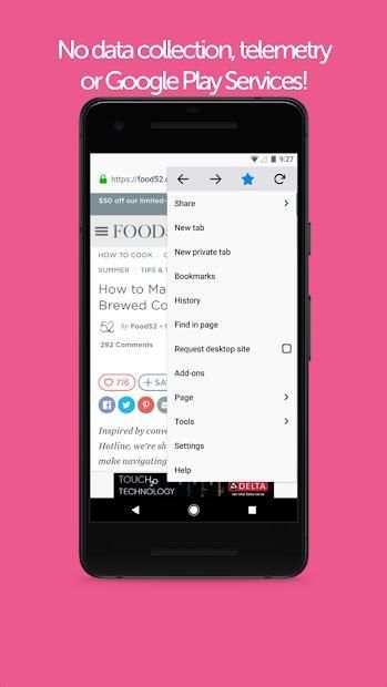 Waterfox Web Browser - Open, Free and Private screenshot 1