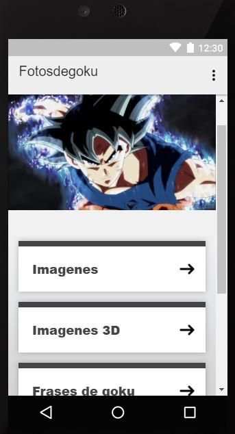 Fotos de Goku screenshot 6