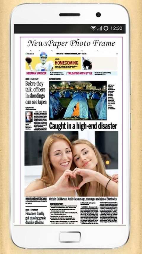 Newspaper Photo Frames – Newspaper Photo Editor screenshot 5