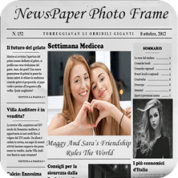 Newspaper Photo Frames – Newspaper Photo Editor icon