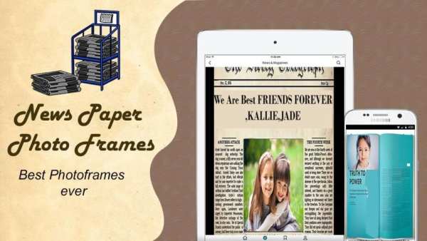 Newspaper Photo Frames – Newspaper Photo Editor screenshot 1