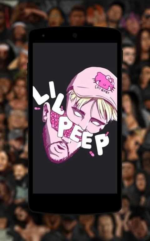 Lil-Peep Rapper Wallpaper screenshot 1