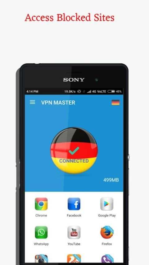 VPN MASTER-GERMANY screenshot 2