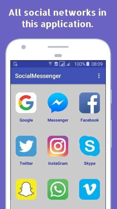 Messenger - All Social Network In One Application screenshot 5
