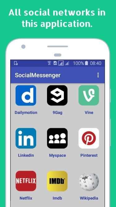 Messenger - All Social Network In One Application screenshot 4