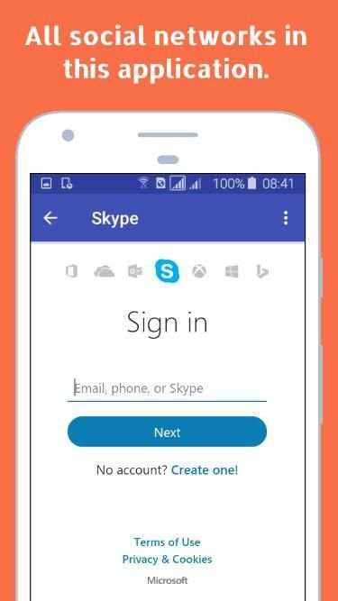 Messenger - All Social Network In One Application screenshot 2