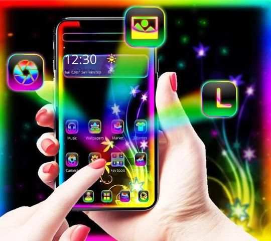Sparkling Border Light Theme screenshot 1