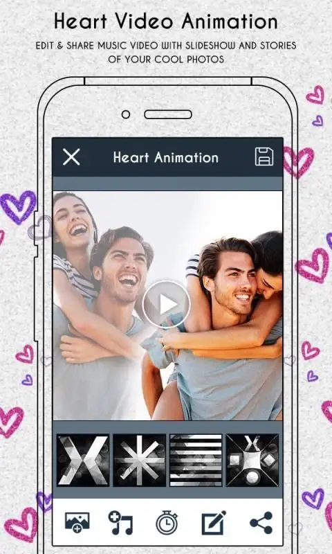 Love Heart Photo Video Maker for Android - Free App Download