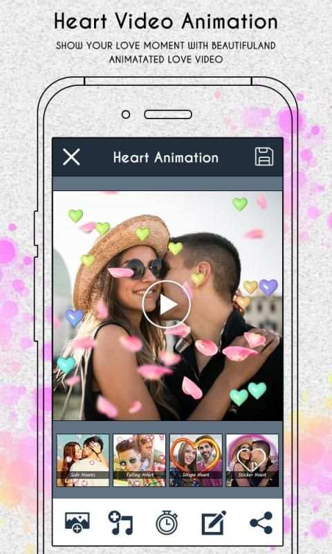 Love Photo Effect Video Maker - Photo Animation скриншот 1
