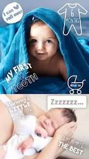Baby Photo Stickers Free स्क्रीनशॉट 1