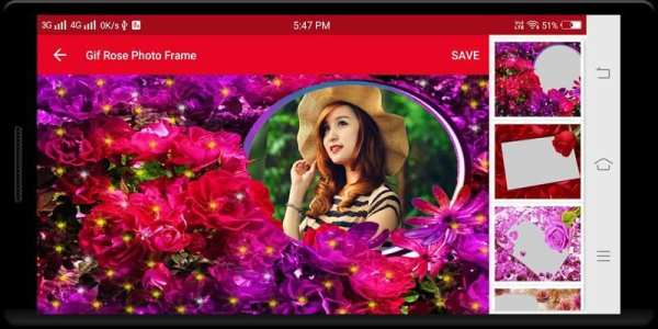 Rose Gif Photo Frame 2018 & Animated Photo Maker screenshot 4