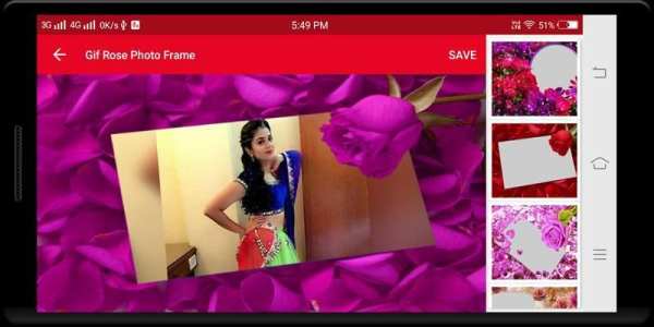 Rose Gif Photo Frame 2018 & Animated Photo Maker screenshot 3