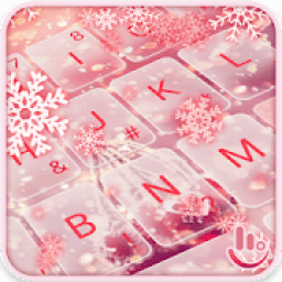 ikon Pink Snow Tema Keyboard
