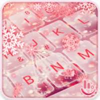 Pink Snow Tema Keyboard