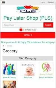 Pay Later Shop (PLS) screenshot 2