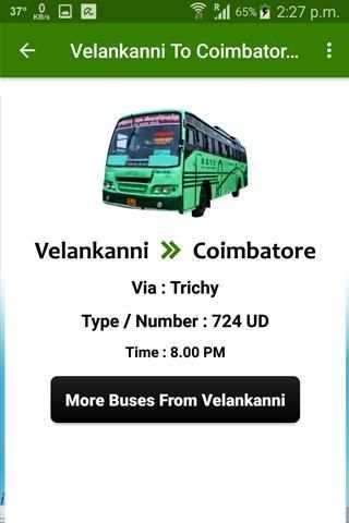 Velankanni Bus Info screenshot 3