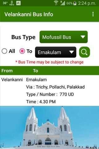 Velankanni Bus Info screenshot 4