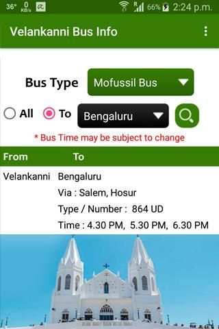 Velankanni Bus Info screenshot 7