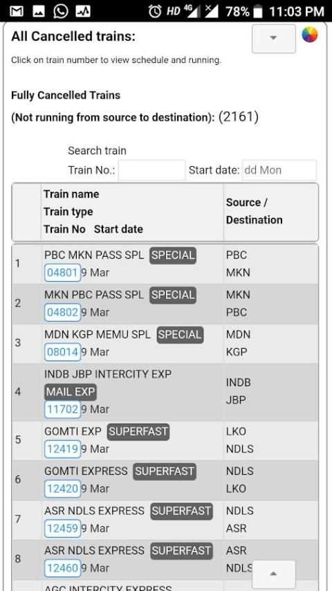 Live Train Status Enquiry Indian Railway on Map स्क्रीनशॉट 1