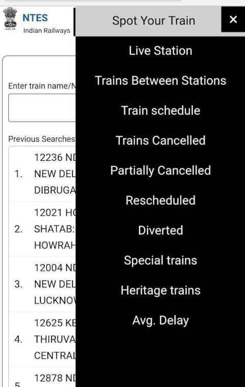 Live Train Status Enquiry Indian Railway on Map स्क्रीनशॉट 6