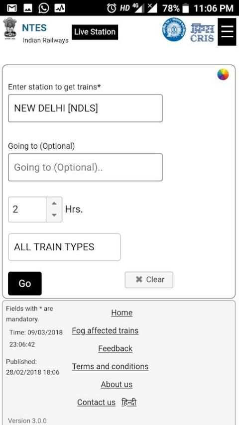 Live Train Status Enquiry Indian Railway on Map स्क्रीनशॉट 2