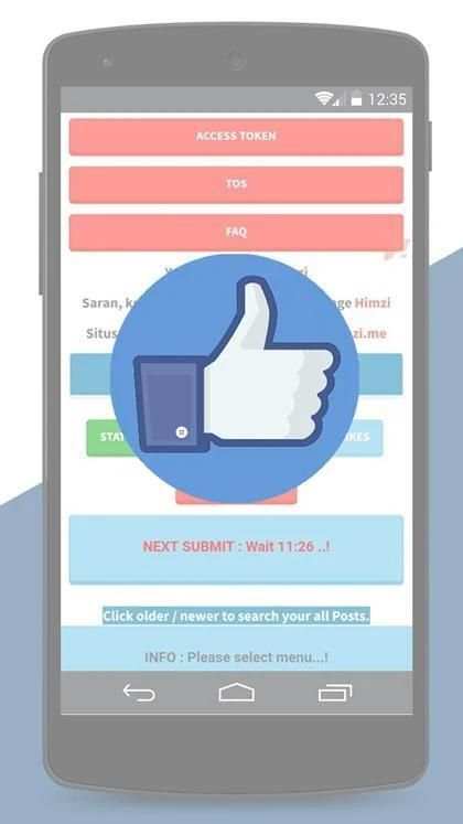 Himzi Auto Like screenshot 2