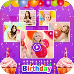 Birthday Video Maker with Song and Name