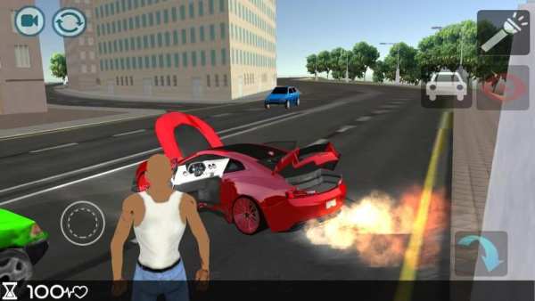 Real 3D Car Simulator स्क्रीनशॉट 8