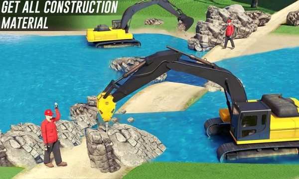 River Sand Excavator Simulator: Crane Game स्क्रीनशॉट 3
