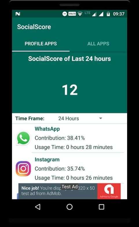 SocialScore - Know your social media usage score screenshot 6