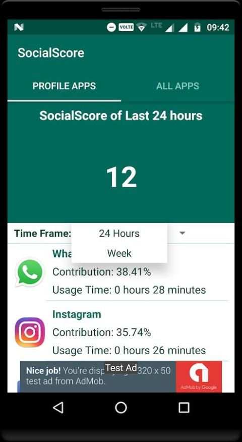 SocialScore - Know your social media usage score screenshot 5