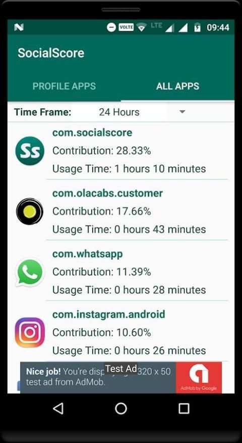 SocialScore - Know your social media usage score screenshot 2