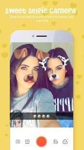 Sweet Camera, Face Filter, Selfie Editor, collage screenshot 1