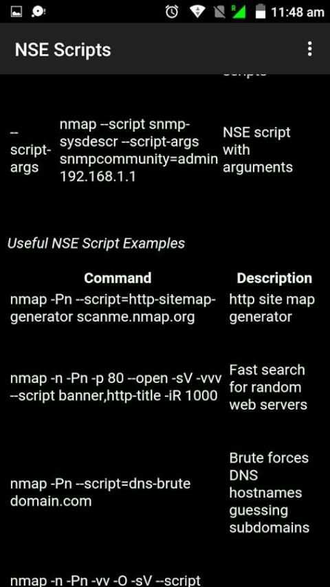 Nmap Command screenshot 2