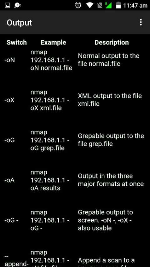 Nmap Command स्क्रीनशॉट 3