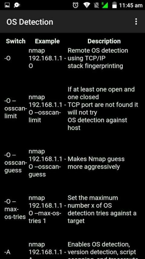 Nmap Command screenshot 6