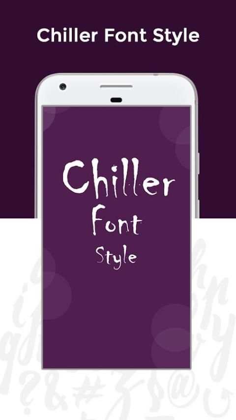 Chiller Fonts Free स्क्रीनशॉट 2