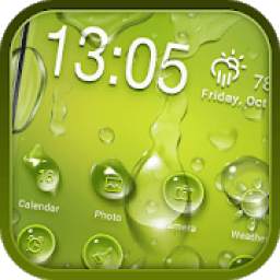 Rain drop launcher theme