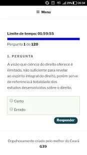 Provão PMCE screenshot 2