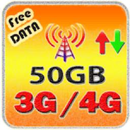 50 GB Free data Free 3g 4g internet free save data
