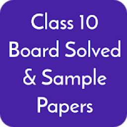 Class 10 CBSE Board Solved Papers & Sample Papers